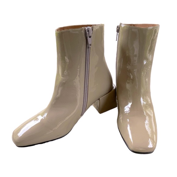 Free People Collette Patent Leather Heeled Boots - Picture 5 of 14